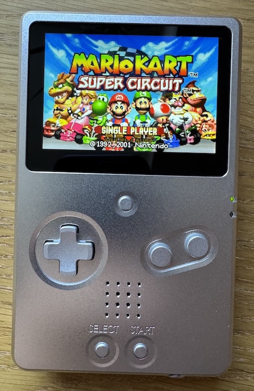 Boxy Pixel GBA SP Unhinged in silver