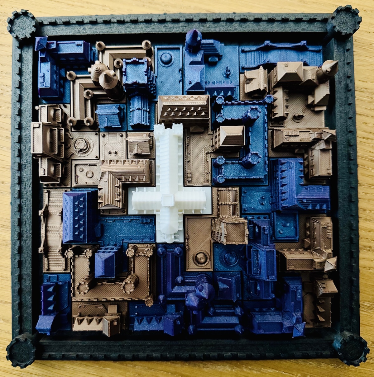 3D printed &ldquo;Cathedral&rdquo; board game