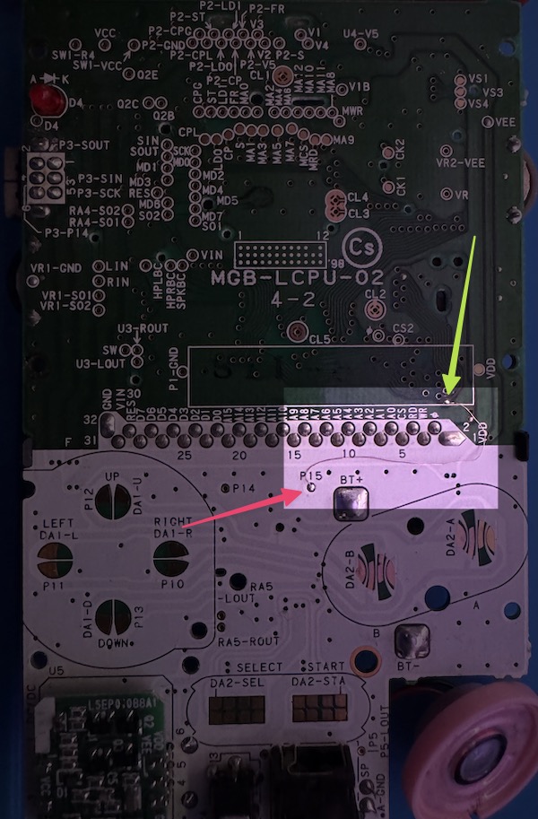 Wire running to bypass broken trace